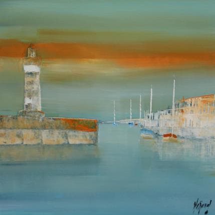 Painting ST57 by Héraud Alain | Painting Figurative Oil Marine