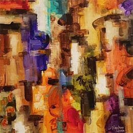 Painting Couleurs Tropicales 2 by Lama Niankoye | Painting