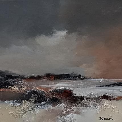 Painting St4 by Pienon Cyril | Painting Figurative Acrylic Landscapes, Marine