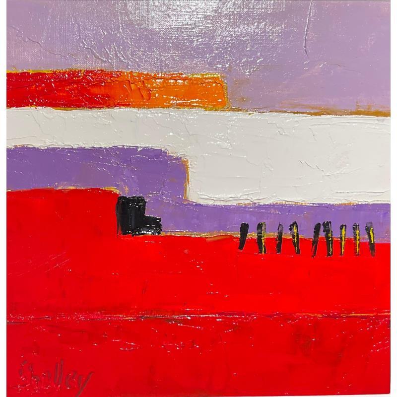 Peinture Espiègle par Shelley | Tableau Abstrait Huile