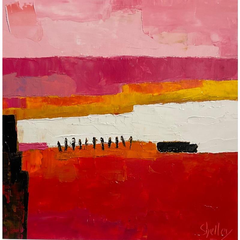 Peinture Référence par Shelley | Tableau Abstrait Huile