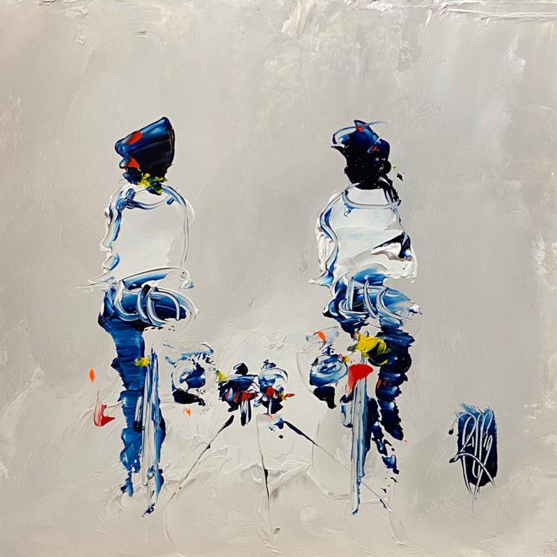 Gemälde Ensemble von Raffin Christian | Gemälde Figurativ Alltagsszenen Öl