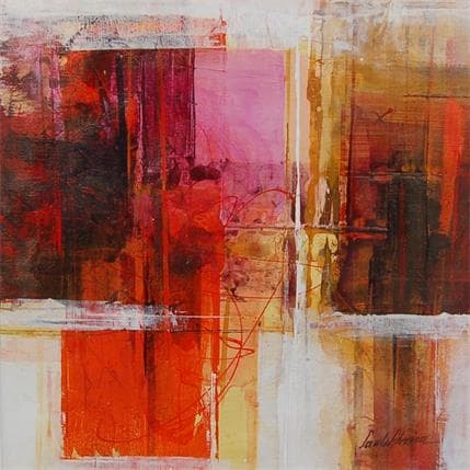 Peinture reflexão par Silveira Saulo | Tableau Abstrait Acrylique