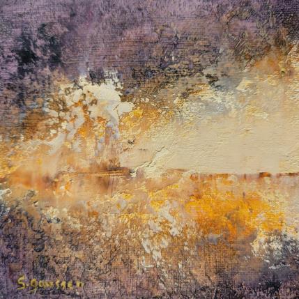 Peinture Reflets par Gaussen Sylvie | Tableau Abstrait Huile Marine, Paysages