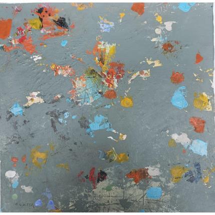 Peinture Niebla par Jiménez Conesa Francisco | Tableau Abstrait Acrylique, Fusain Minimaliste