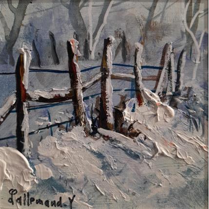 Peinture Paysage grenoblois par Lallemand Yves | Tableau Figuratif Acrylique Urbain