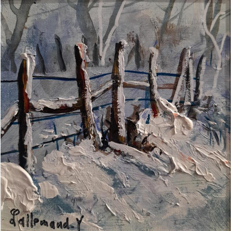 Painting Paysage grenoblois by Lallemand Yves | Painting Figurative Urban Acrylic