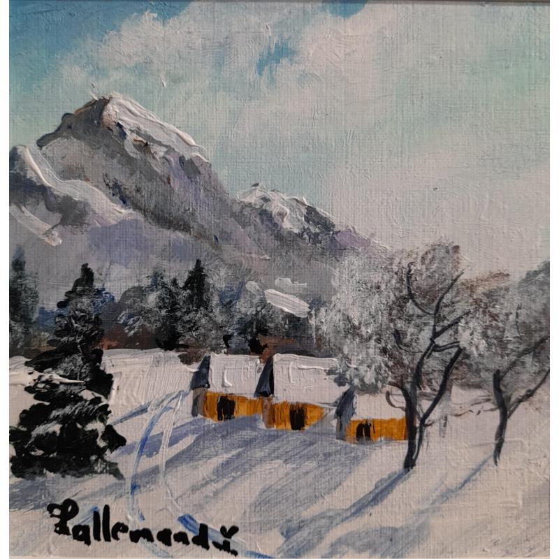 Gemälde Massif de la Chartreuse von Lallemand Yves | Gemälde Figurativ Urban Acryl