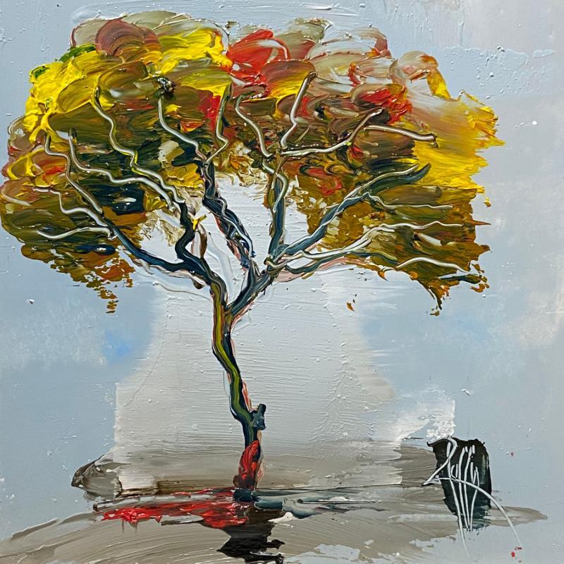 Painting Zen by Raffin Christian | Painting Figurative Landscapes Oil