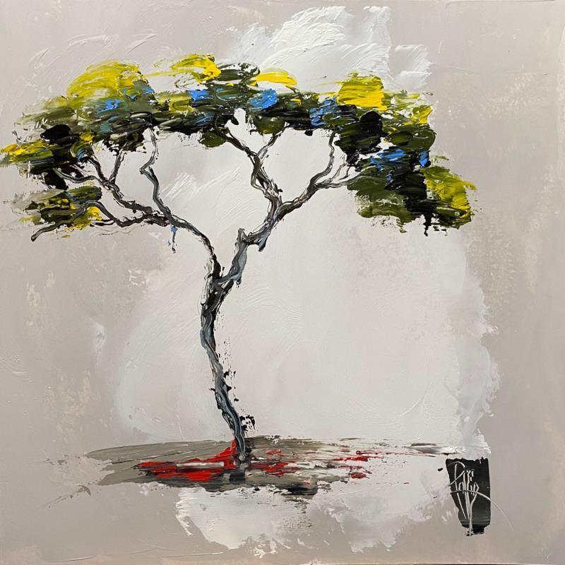 Painting Mon arbre by Raffin Christian | Painting Figurative Landscapes Oil