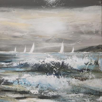 Painting Etrange by Ortis-Bommarito Nicole | Painting Figurative Acrylic Marine