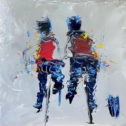 Gemälde Partage von Raffin Christian | Gemälde Figurativ Öl Alltagsszenen