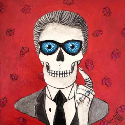 Gemälde Karl von Geiry | Gemälde Materialismus Acryl, Marmorpulver, Pigmente Pop-Ikonen, Porträt