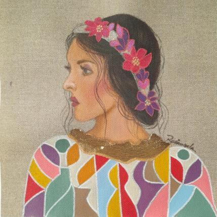 Peinture Samantha par Rosângela | Tableau Figuratif Acrylique Portraits