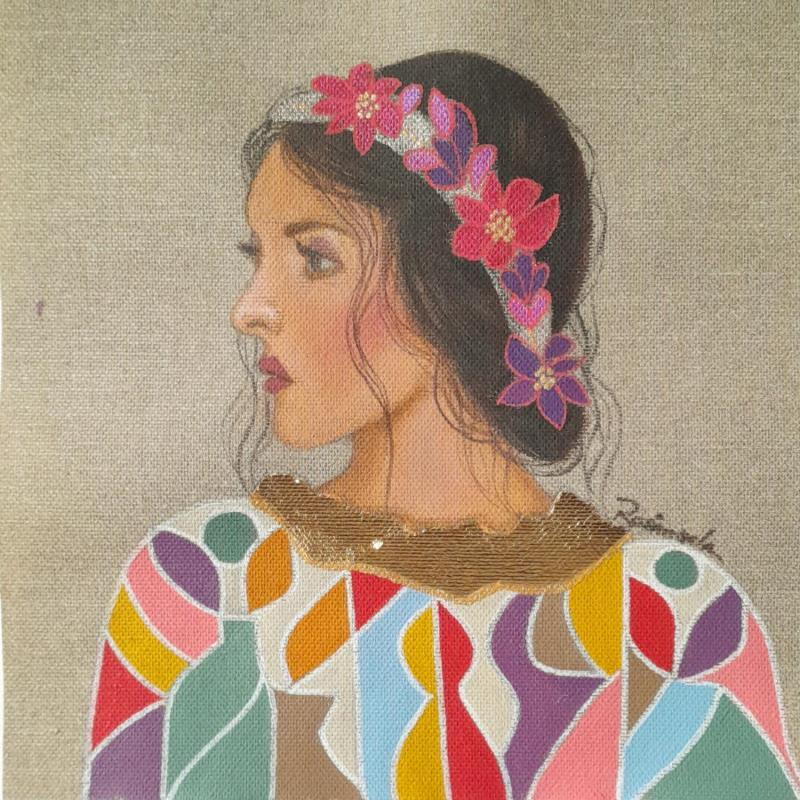 Peinture Samantha par Rosângela | Tableau Figuratif Portraits Acrylique
