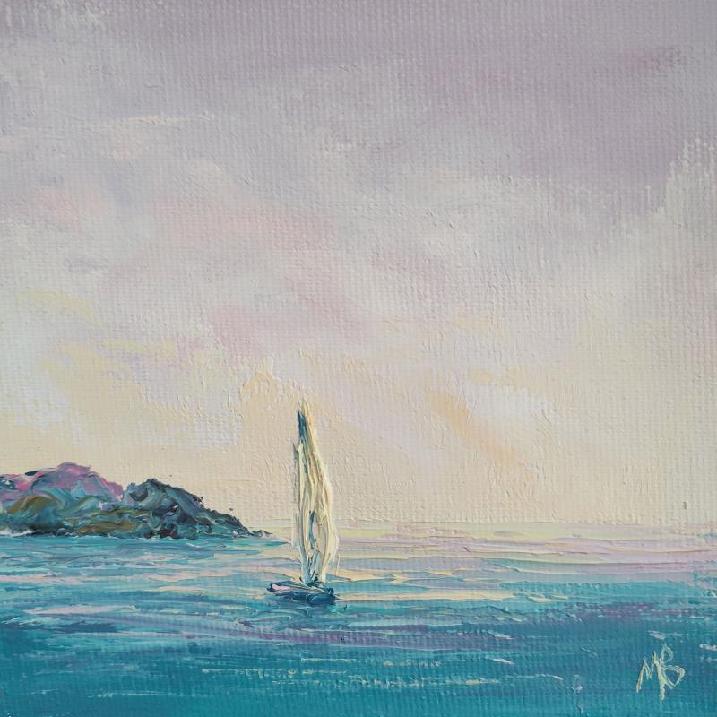 Painting Douceur de vivre by Blandin Magali | Painting Figurative Landscapes Oil