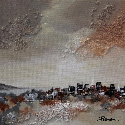 Painting City 1 by Pienon Cyril | Painting Figurative Acrylic Landscapes
