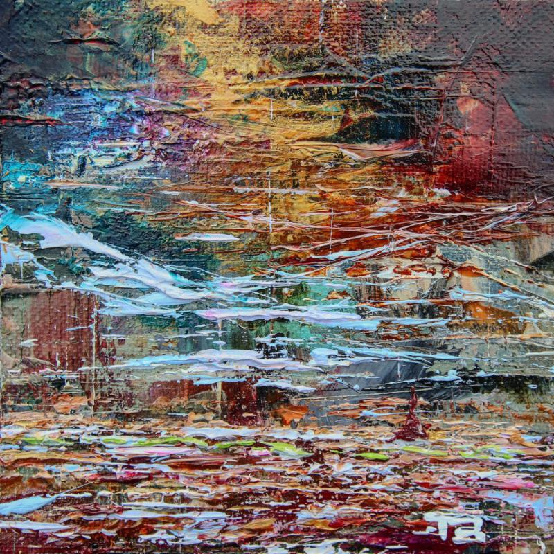 Painting Paris la nuit 2 by Reymond Pierre | Painting Figurative Urban Oil