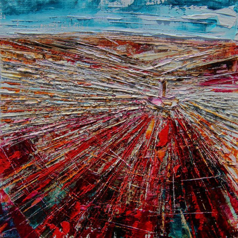 Painting Ghardaia by Reymond Pierre | Painting Figurative Landscapes Urban Oil