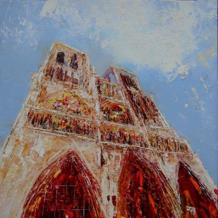 Peinture Notre Dame de Paris par Reymond Pierre | Tableau Figuratif Huile Urbain