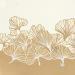 Painting Gingko by Atalanta Vanessa | Painting Landscapes Nature Still-life Cardboard Gluing Paper