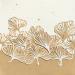 Painting Gingko by Atalanta Vanessa | Painting Landscapes Nature Still-life Cardboard Gluing Paper
