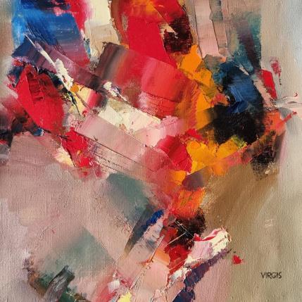 Peinture On friday par Virgis | Tableau Abstrait Huile Minimaliste