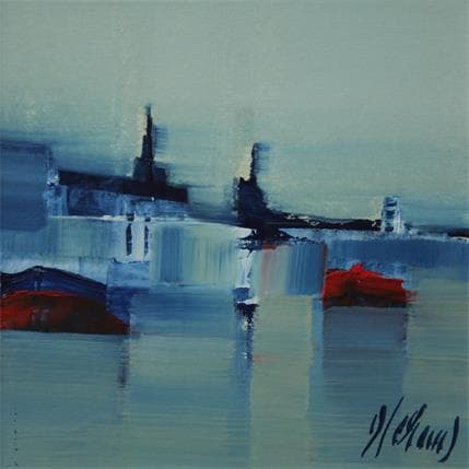 Painting ST4 by Héraud Alain | Painting Figurative Oil Marine