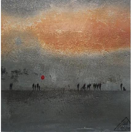 Peinture Ysaline par Manconi Gil | Tableau Figuratif Métal, Upcycling Paysages