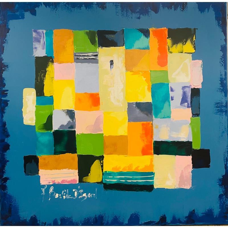 Painting Prairie by Bastide d´Izard Armelle | Painting Abstract