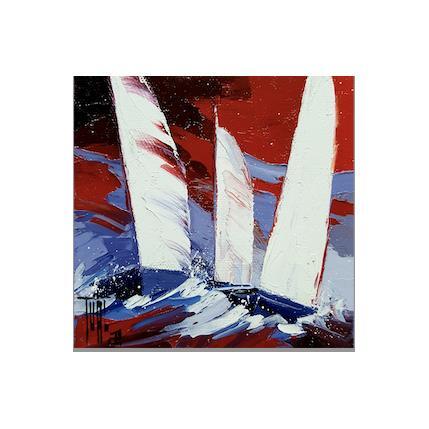 Painting LES VOILIERS by Tual Pierrick | Painting