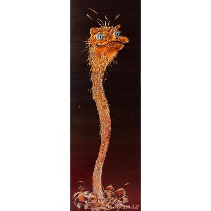 Peinture Orgueillus par Moogly | Tableau Art Singulier Acrylique, Pigments, Résine Animaux