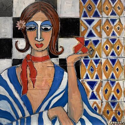 Peinture Efimero par Garcia Gallardo Mercedes | Tableau Figuratif Huile