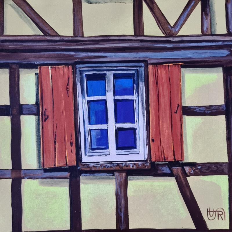 Peinture The echo of a sunny day par Rasa | Tableau Figuratif Urbain Acrylique