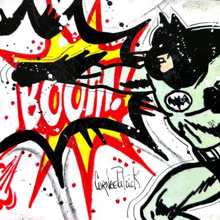 Peinture Batman, Boom! par Cornée Patrick | Tableau Pop-art Graffiti, Huile Cinéma, Icones Pop
