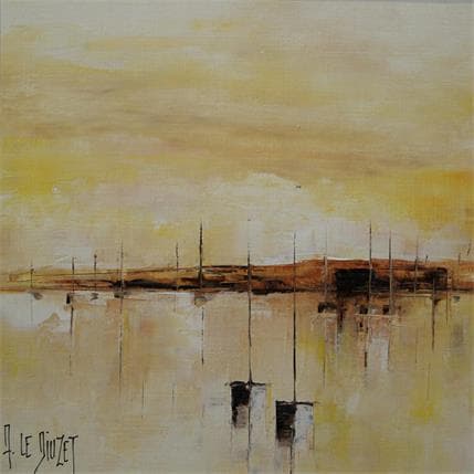 Painting Composition 14 by Le Diuzet Albert | Painting Figurative Oil Marine