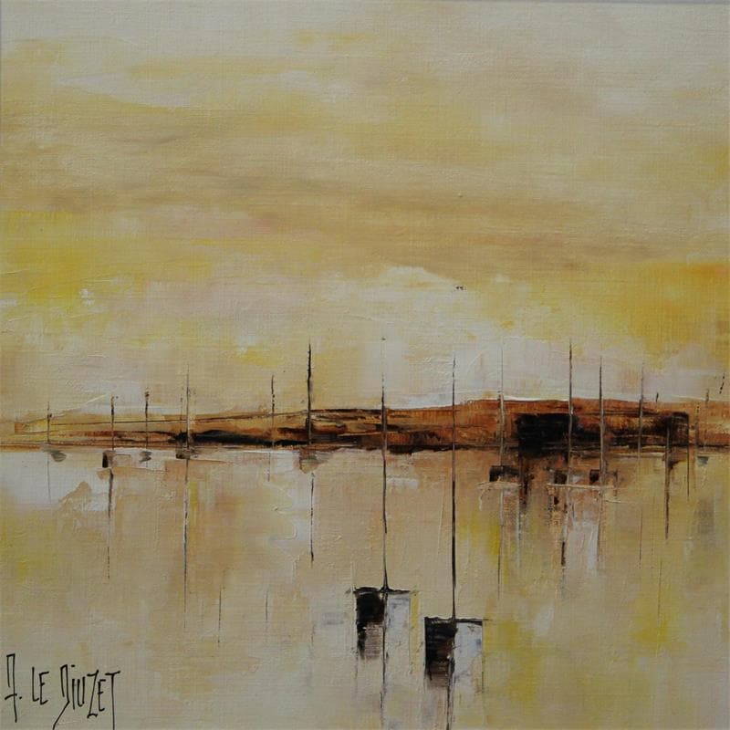 Gemälde Composition 14 von Le Diuzet Albert | Gemälde Figurativ Marine Öl