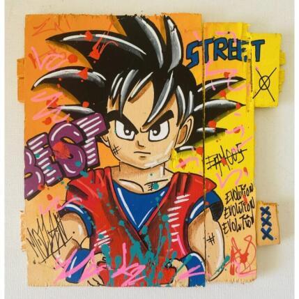 Peinture Dimension par Molla Nathalie  | Tableau Pop-art Acrylique, Bois, Posca Icones Pop