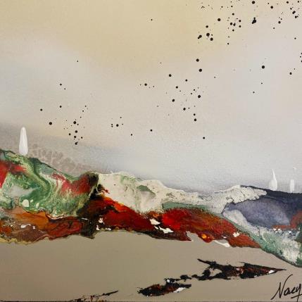 Peinture C2215 par Naen | Tableau Abstrait Acrylique, Encre