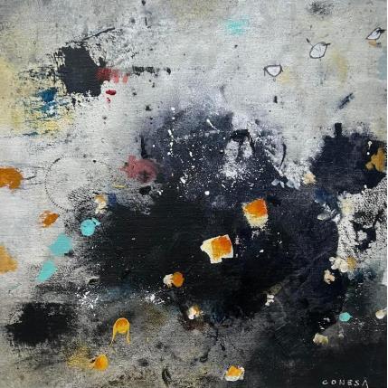Peinture Silueta par Jiménez Conesa Francisco | Tableau Abstrait Acrylique, Fusain