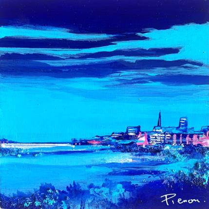 Painting Horizon by Pienon Cyril | Painting Abstract Acrylic, Sand Landscapes