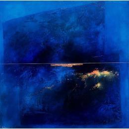 Peinture Abstraction # 1934 par Hévin Christian | Tableau Abstrait Acrylique, Huile, Pastel Minimaliste