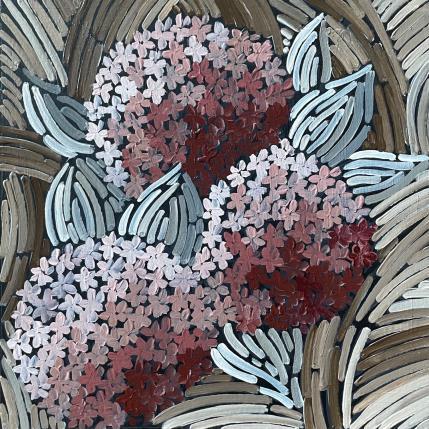 Pintura marsala hydrangea por Dmitrieva Daria | Pintura Abstracto Acrílico Iconos pop, Naturaleza