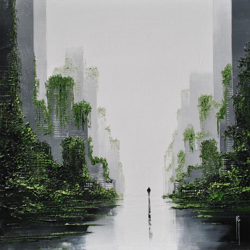 Painting Vapeurs végétales by Galloro Maurizio | Painting Figurative Urban Oil