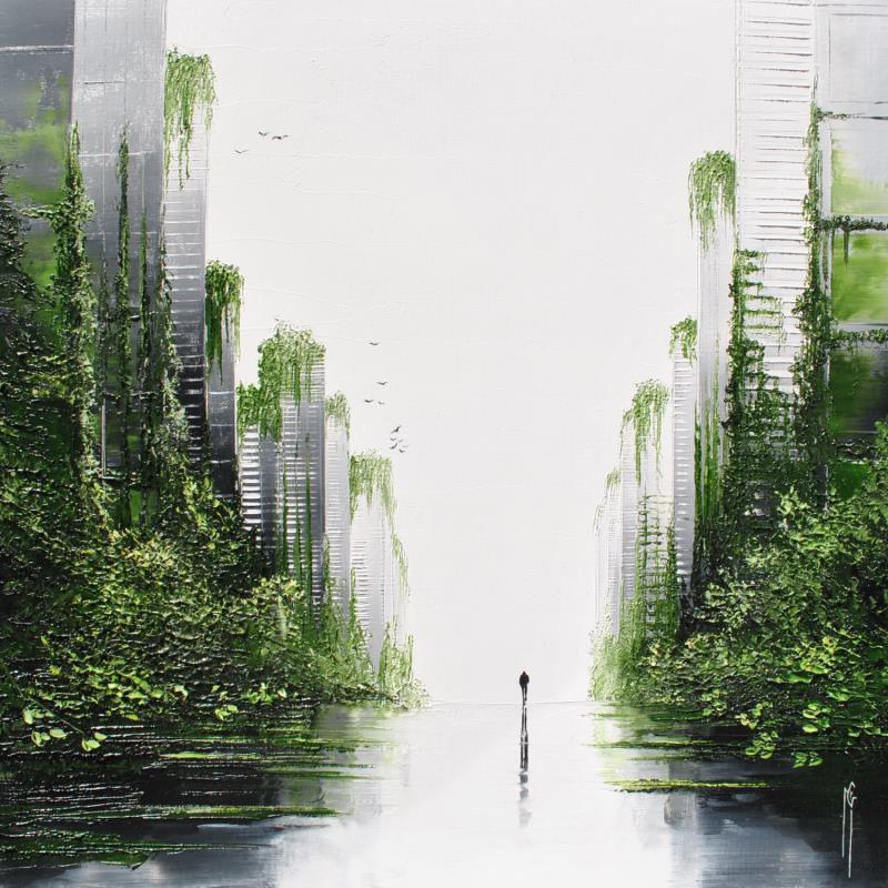 Painting Légende végétale by Galloro Maurizio | Painting Figurative Urban Oil