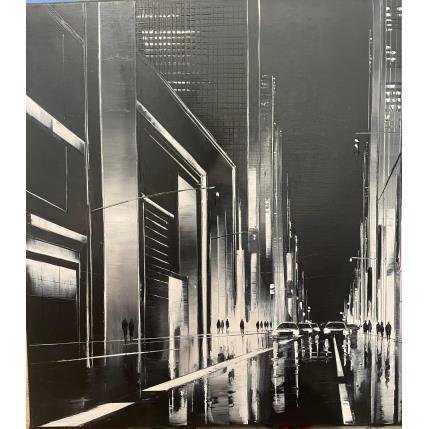 Peinture Vie nocturne par Galloro Maurizio | Tableau Figuratif Huile Urbain