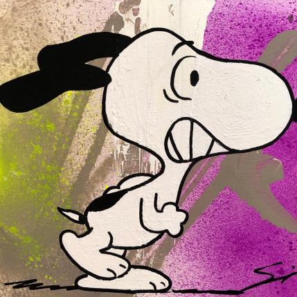 Pintura RUN SNOOPY por Mestres Sergi | Pintura Pop art Acrílico, Graffiti Iconos pop