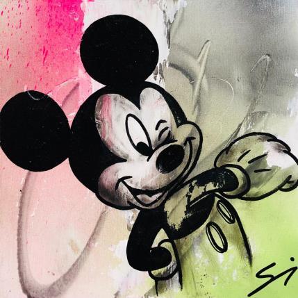 Pintura LET’s GO MICKEY por Mestres Sergi | Pintura Pop art Acrílico, Graffiti Iconos pop