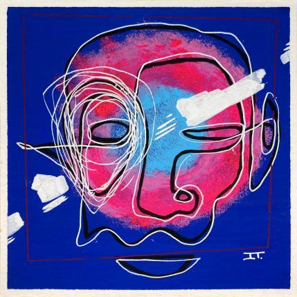 Peinture Univers par Detovart | Tableau Figuratif Acrylique Icones Pop, Portraits, Urbain