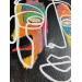 Peinture triple face par Detovart | Tableau Figuratif Portraits Acrylique